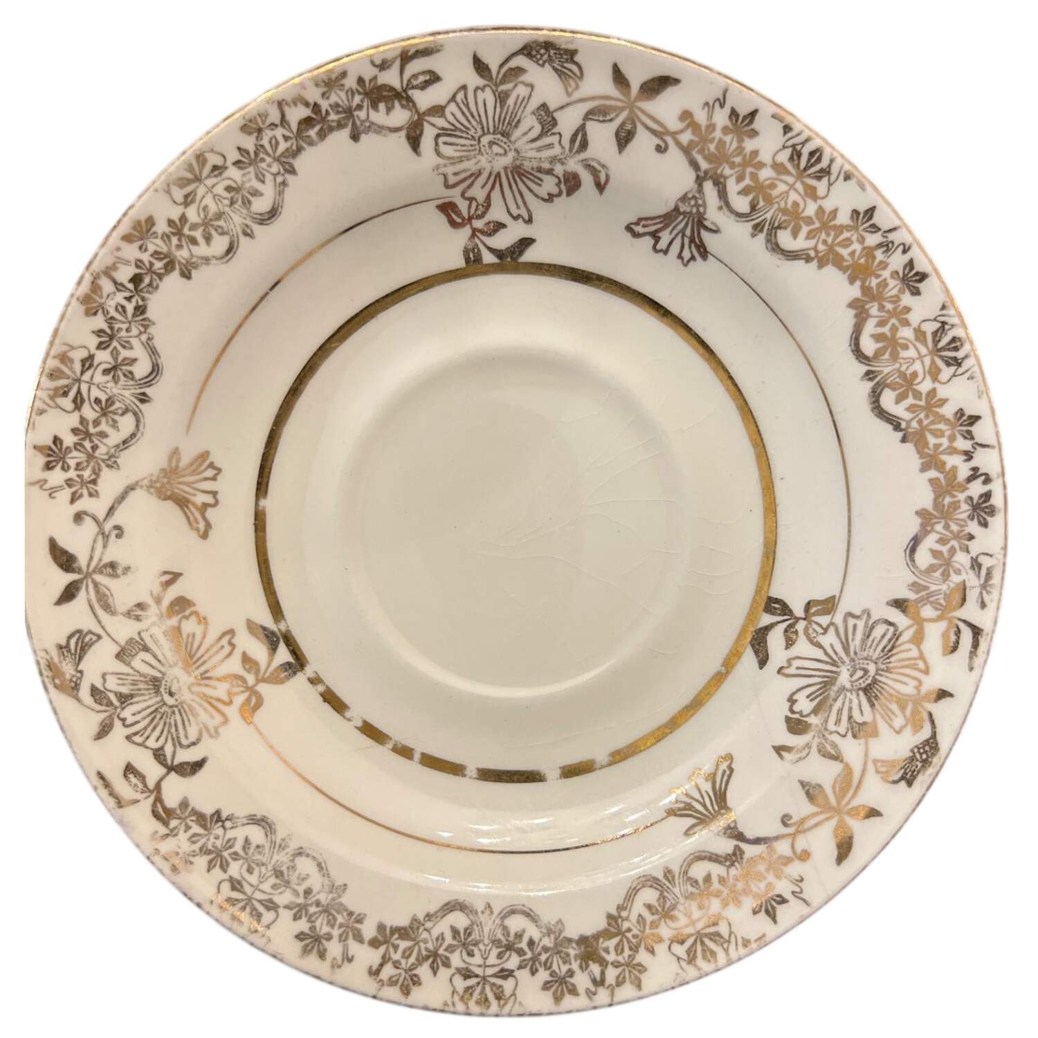 KNO853 Footed Cup & Saucer Set by Edwin Knowles-1