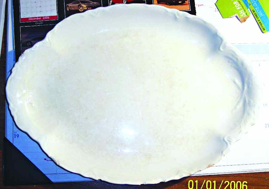 KNO856 12" Oval Serving Platter by Edwin Knowles-1