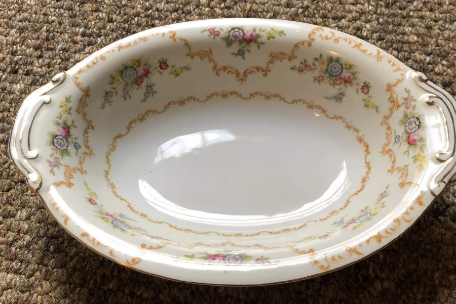 KON117 10" Oval Vegetable Bowl by Kongo-1