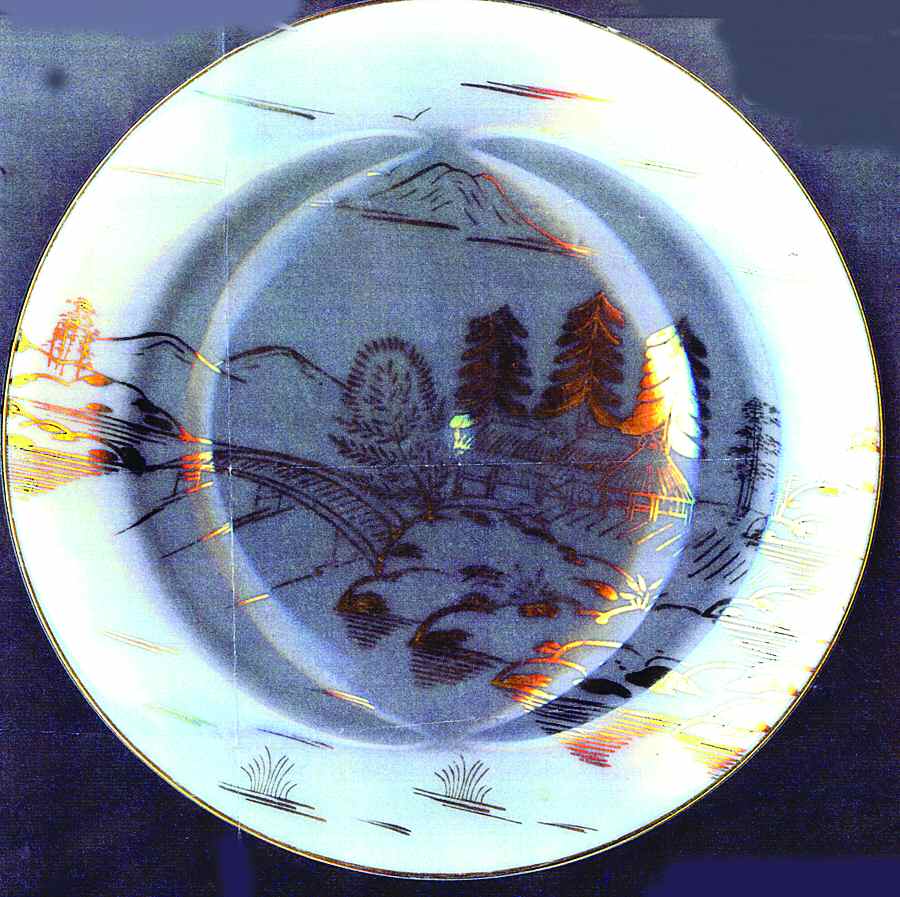 KUT196 Dinner Plate by Kutani-1