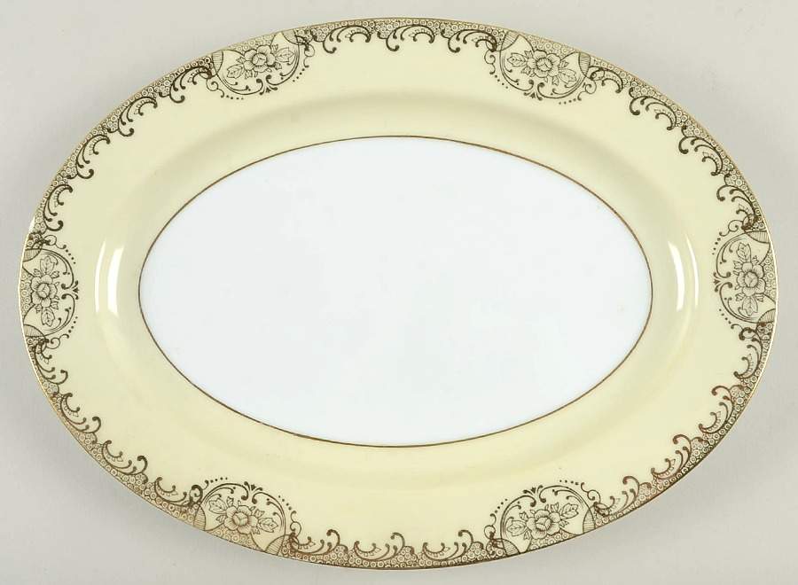 KIK56 14" Oval Serving Platter by Kikusui-1