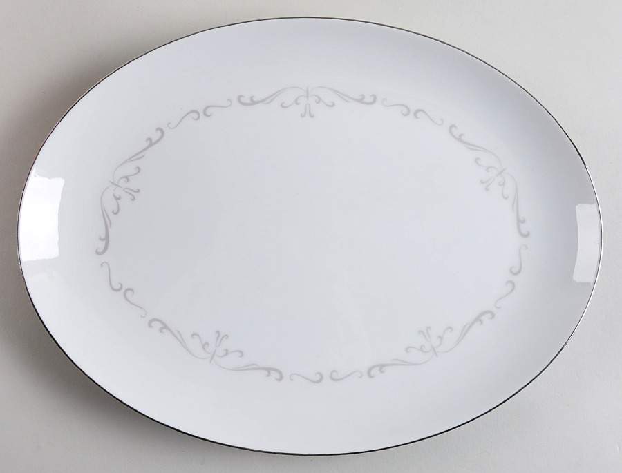 TRIANON 12" Oval Serving Platter by Kimberly-1