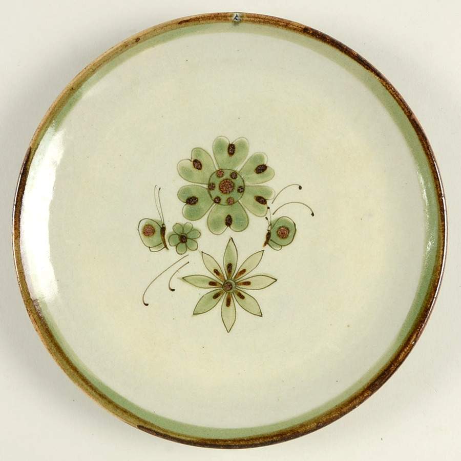 El Palomar Green Salad Plate by Ken Edwards Pottery-1