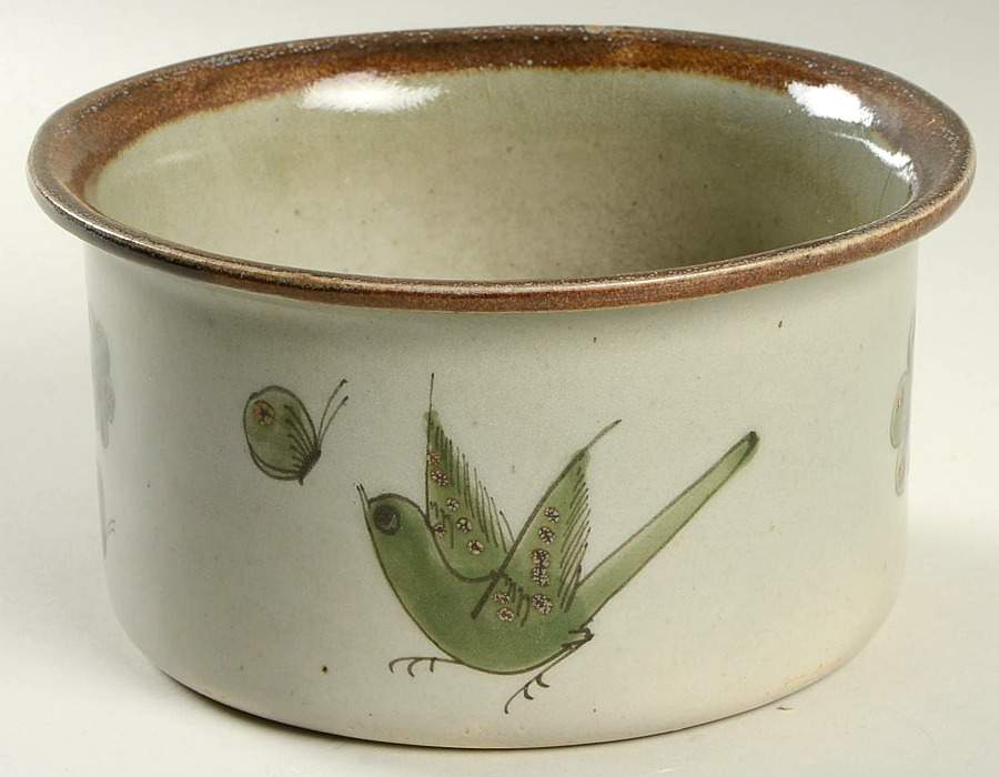 El Palomar Green 6" Souffle by Ken Edwards Pottery-1