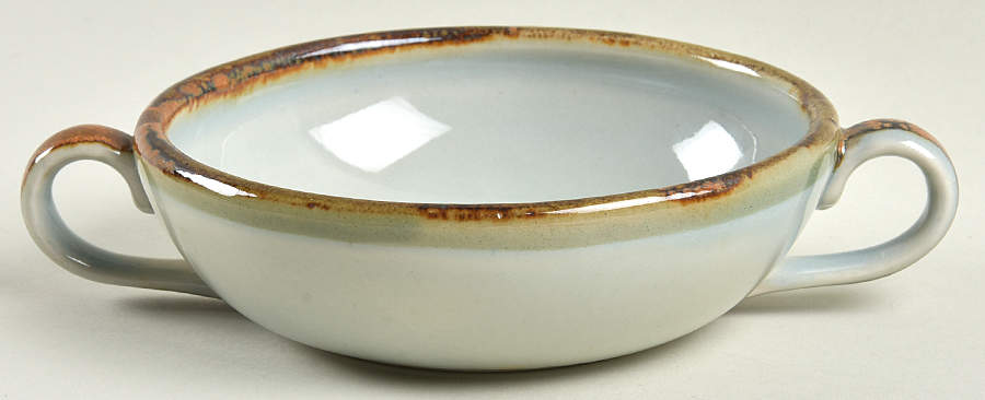 El Palomar Green Flat Cream Soup Bowl by Ken Edwards Pottery-1