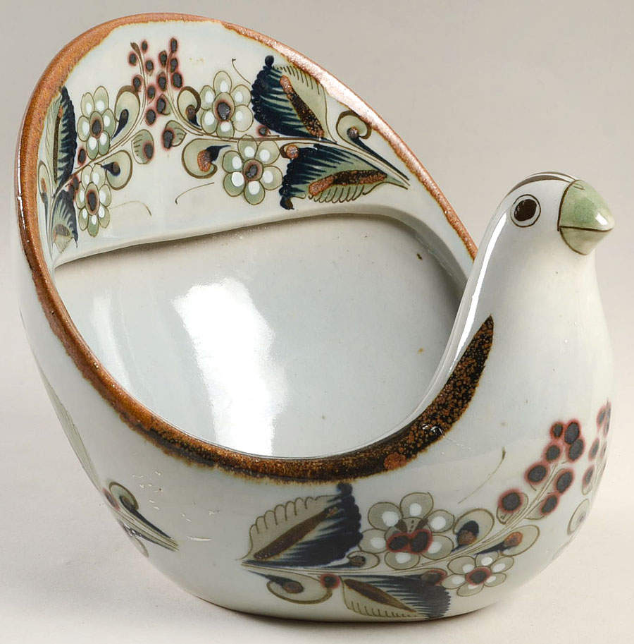 El Palomar Green Hanging Dove Vase by Ken Edwards Pottery-1