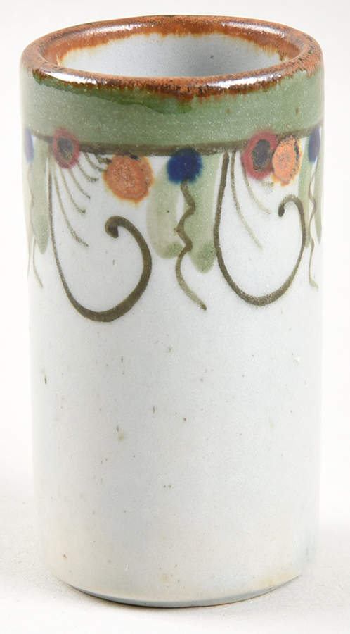 El Palomar Green Cigarette Holder by Ken Edwards Pottery-1