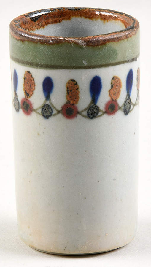 El Palomar Green Cigarette Holder by Ken Edwards Pottery-1