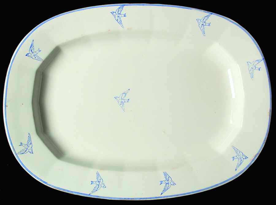 KNO877 15" Oval Serving Platter by Edwin Knowles-1