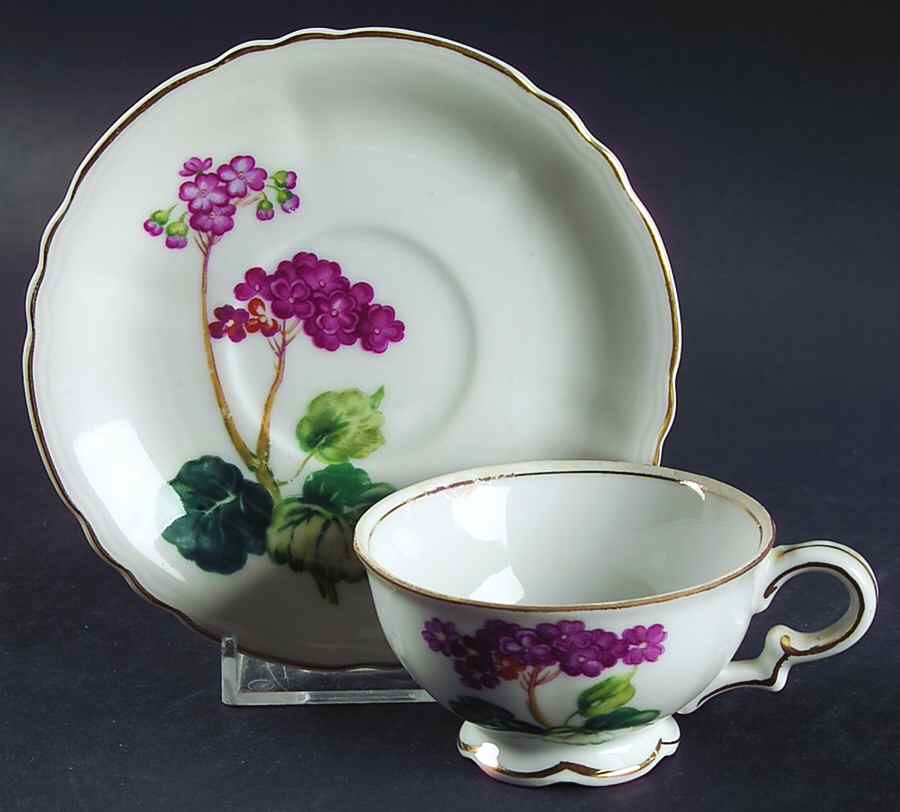 KON121 Footed Demitasse Cup & Saucer Set by Kongo-1