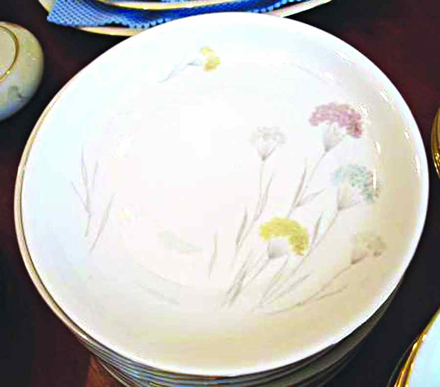 704 Dinner Plate by KPM-1