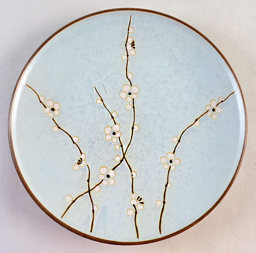 Cherry Blossom Coupe Dinner Plate by Kafuh-1