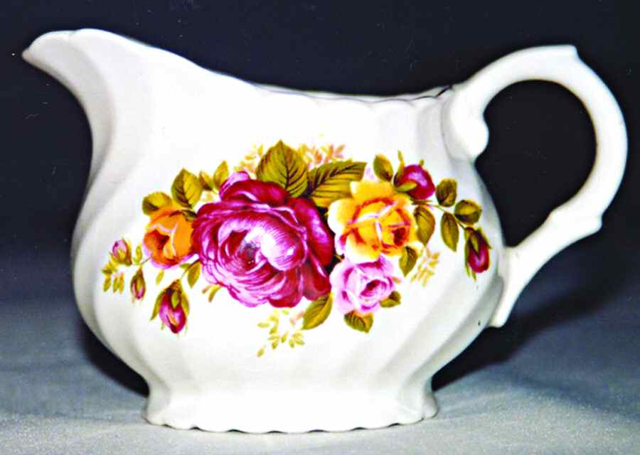 Melrose (Scalloped) Creamer by James Kent (England)-1