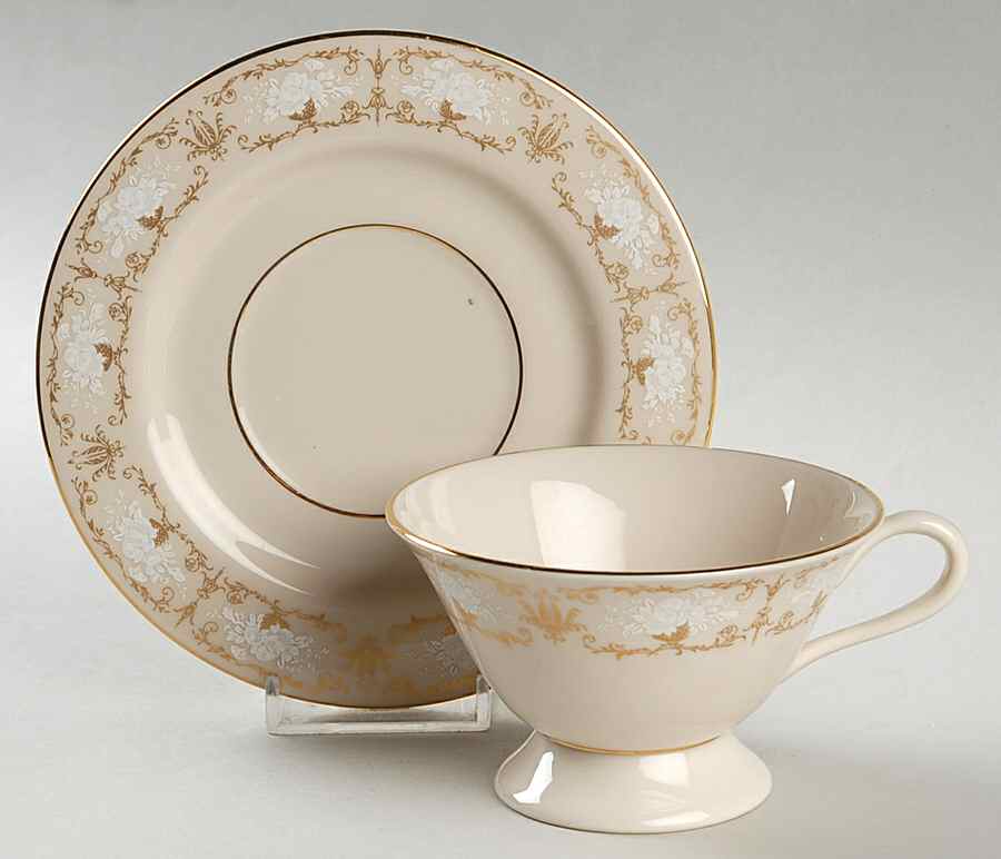 Brentwood Castle Footed Cup & Saucer Set by Karilon-1