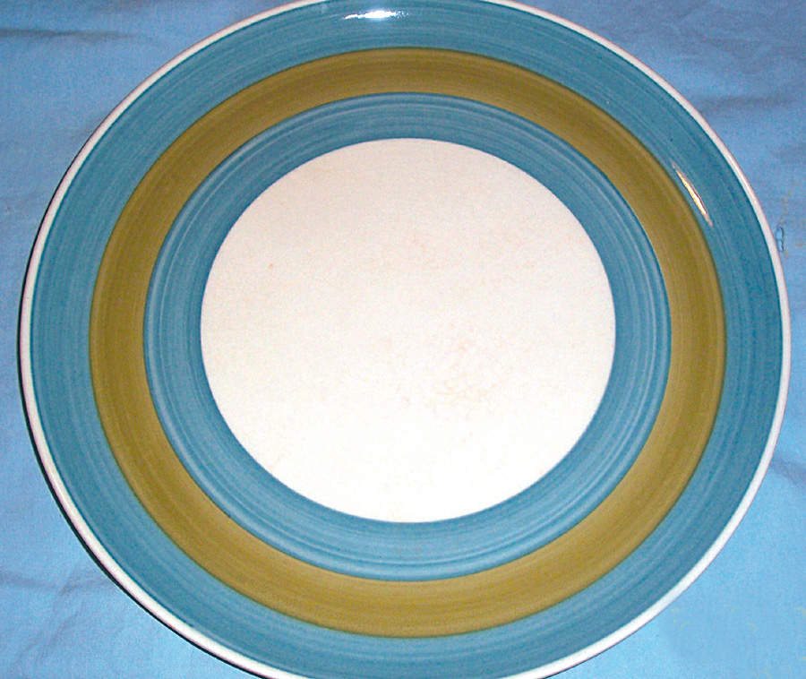 Majolica Blue Dinner Plate by Kasuga-1