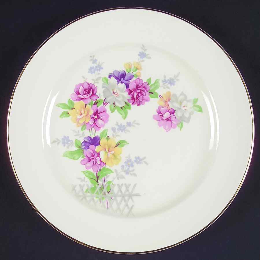 Doris Luncheon Plate by Edwin Knowles-1