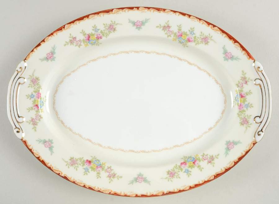 KON122 12" Oval Serving Platter by Kongo-1