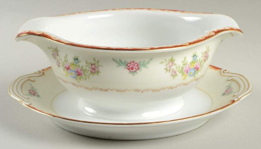 KON122 Gravy Boat with Attached Underplate by Kongo-1