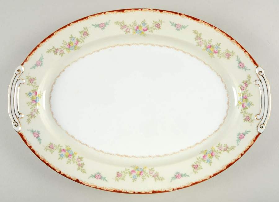 KON122 16" Oval Serving Platter by Kongo-1