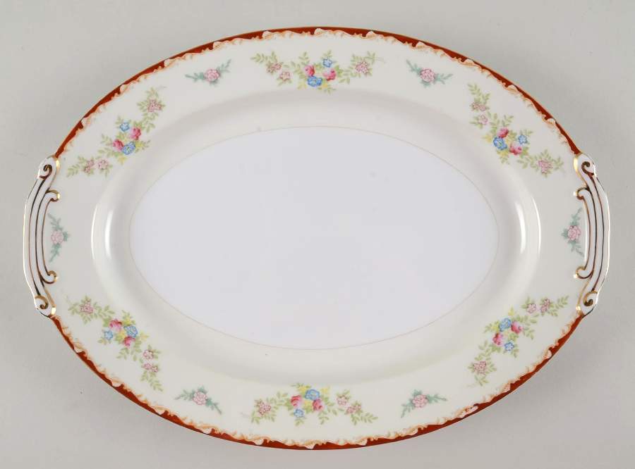 KON122 14" Oval Serving Platter by Kongo-1