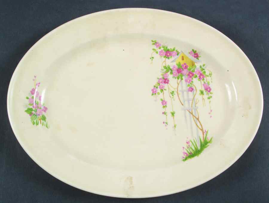 KNO922 11" Oval Serving Platter by Edwin Knowles-1