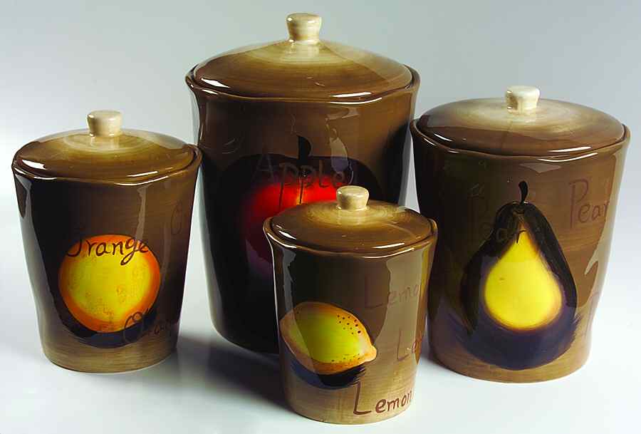 Frutta (4 Piece) Canister Set (Box Set) by Kennex Group (China)-1