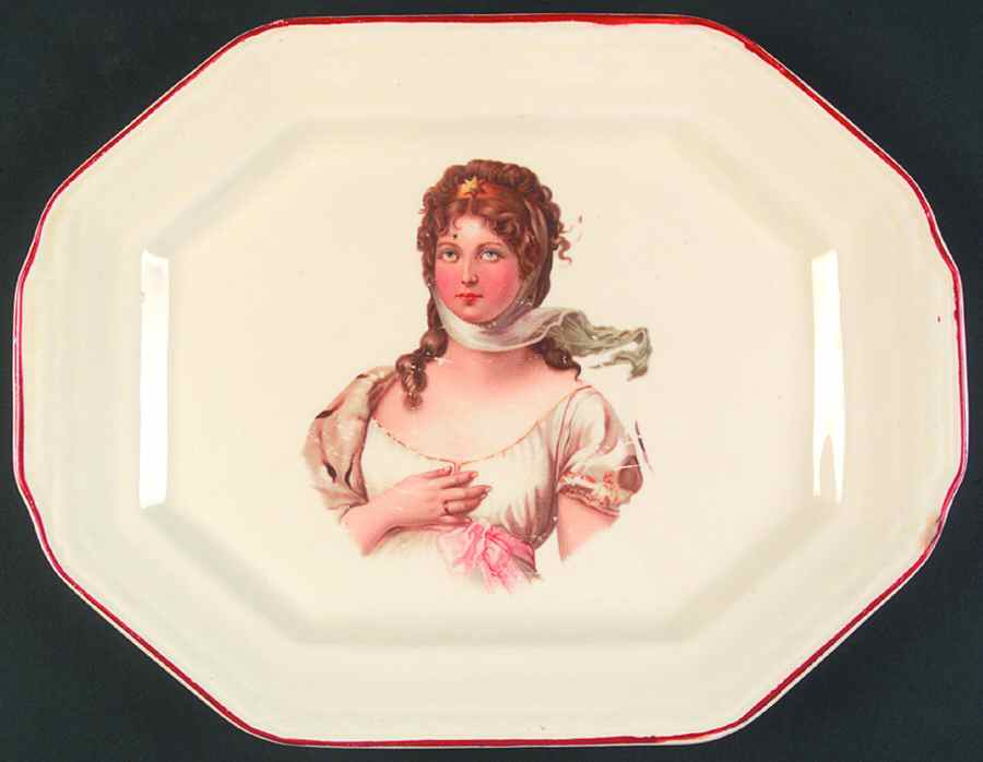 KNO934 11" Oval Serving Platter by Edwin Knowles-1