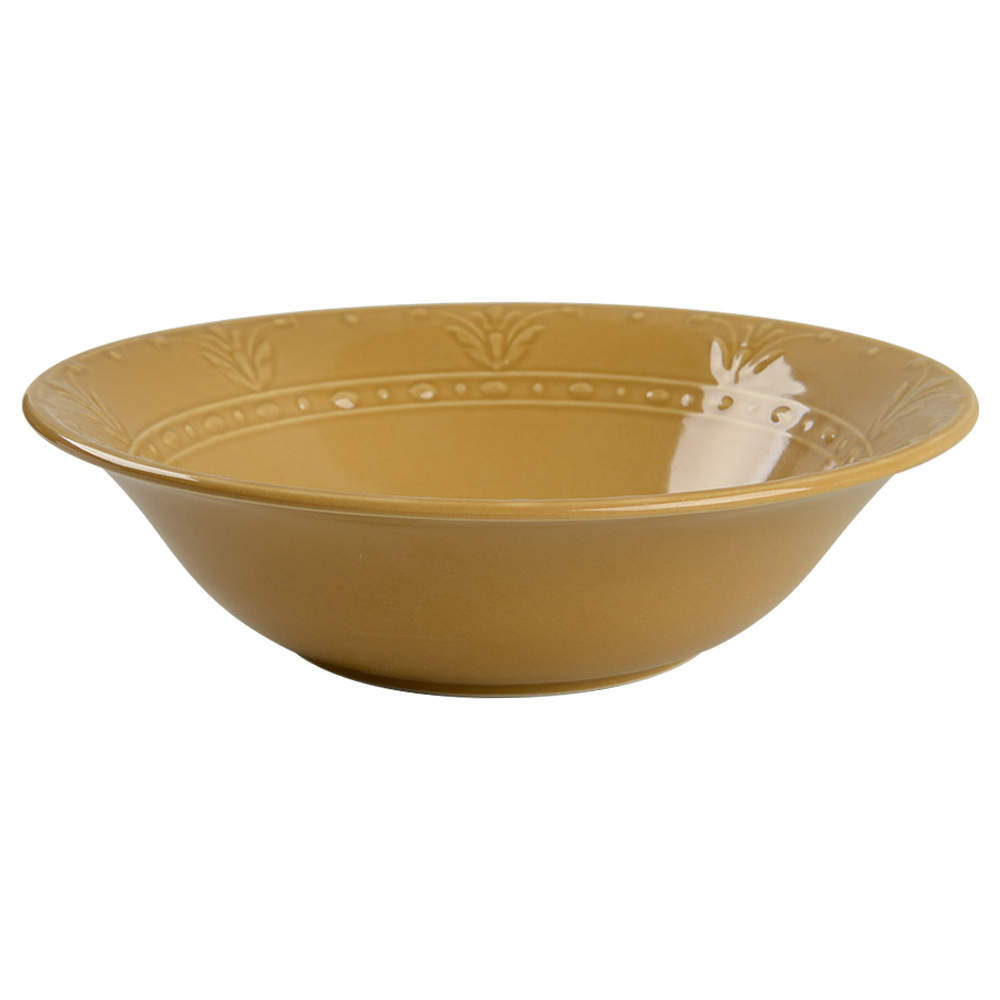 Florence Dijon Mustard 9" Round Vegetable Bowl by Kennex Group (China)-1