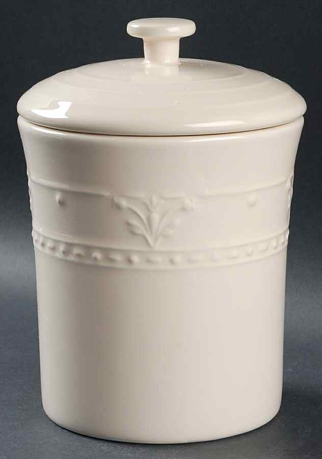 Florence Ivory Medium Canister & Lid by Kennex Group (China)-1