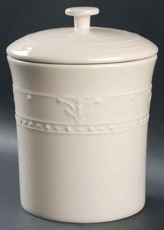 Florence Ivory Large Canister & Lid by Kennex Group (China)-1