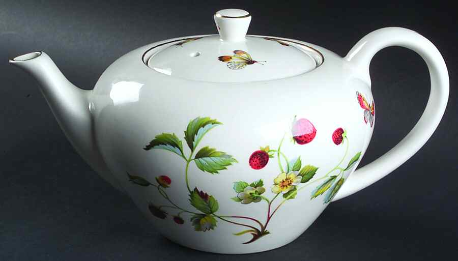 KNT39 Small Teapot & Lid by James Kent (England)-1
