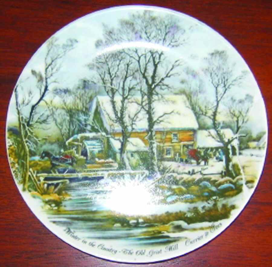 American Homestead Wall Plate by JKW Bavaria-1