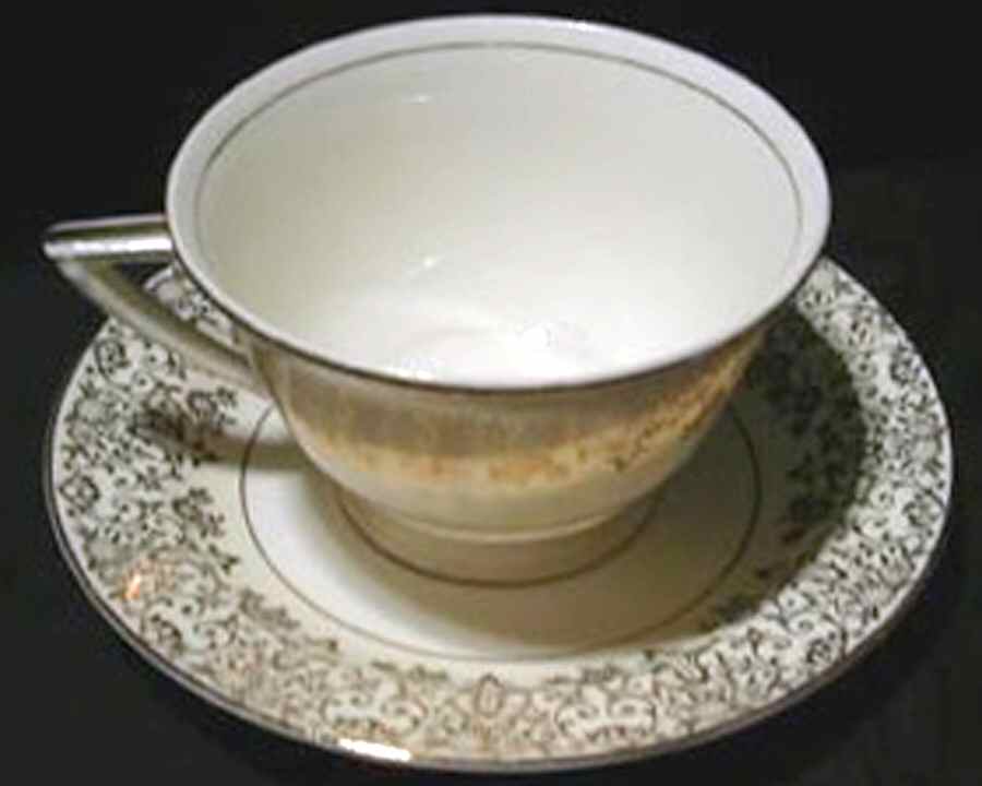 KNO937 Footed Cup & Saucer Set by Edwin Knowles-1
