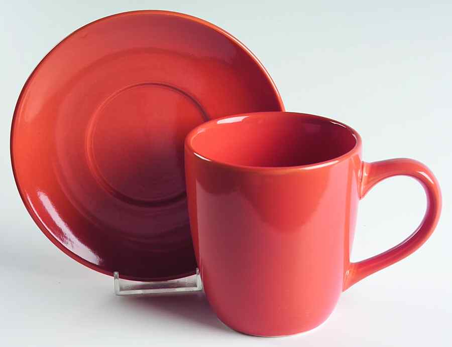 Maison Orange Mug & Saucer Set (Normal Mug) by Kennex Group (China)-1