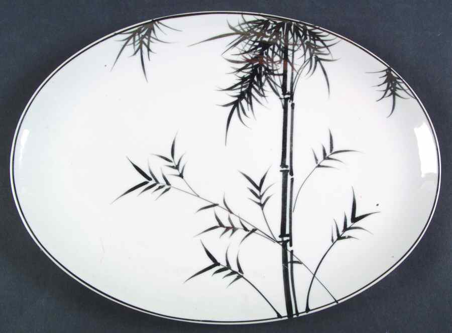 KUT239 12" Oval Serving Platter by Kutani-1