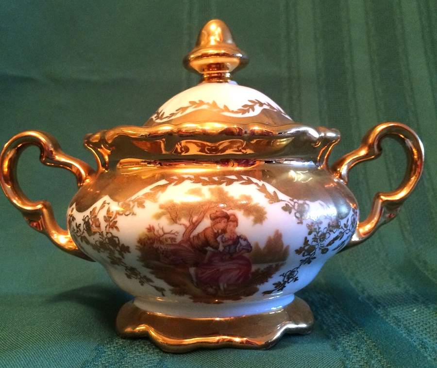 KL4 Sugar Bowl & Lid by Kleiber (Germany)-1