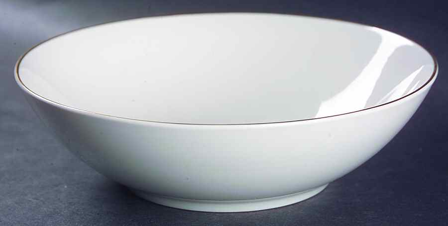 Glacier (Gold Trim) Coupe Soup Bowl by Kokura-1