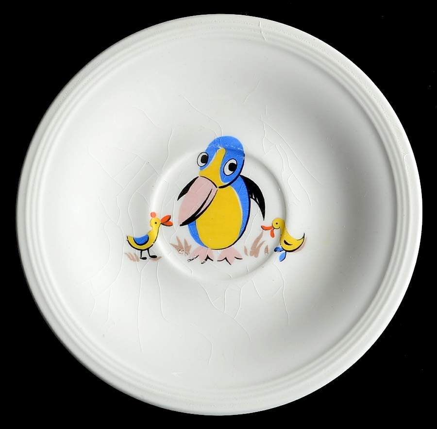 Circus Set Saucer for Child's Cup by Edwin Knowles-1