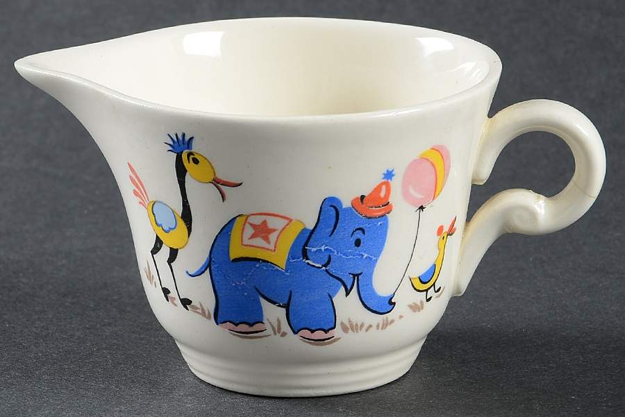 Circus Set Child's Creamer by Edwin Knowles-1