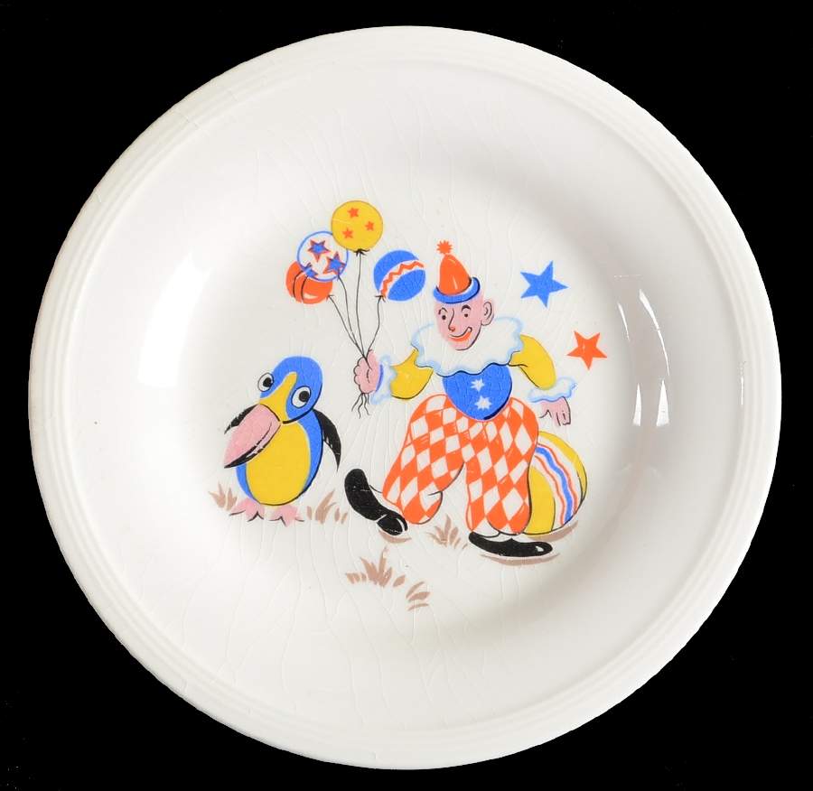 Circus Set Child's Plate by Edwin Knowles-1
