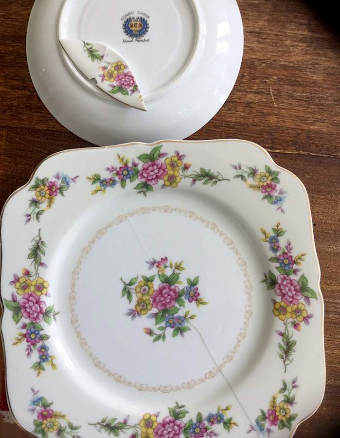 KON124 Square Salad Plate by Kongo-1