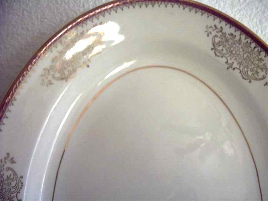 KNO950 13" Oval Serving Platter by Edwin Knowles-1