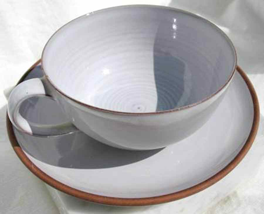 KMK1 Flat Cup & Saucer Set by KMK-1