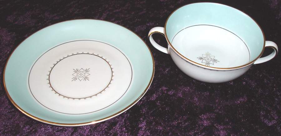 KOE22 Flat Cream Soup Bowl & Saucer Set by Koenigszelt-1