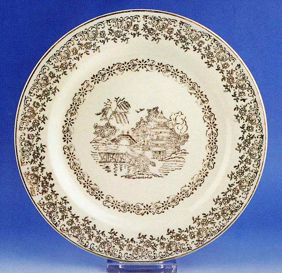 KNO931 Dessert/Pie Plate by Edwin Knowles-1