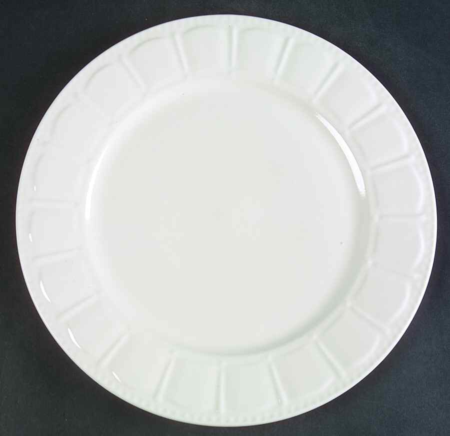 Preston White Dinner Plate by Kennex Group (China)-1