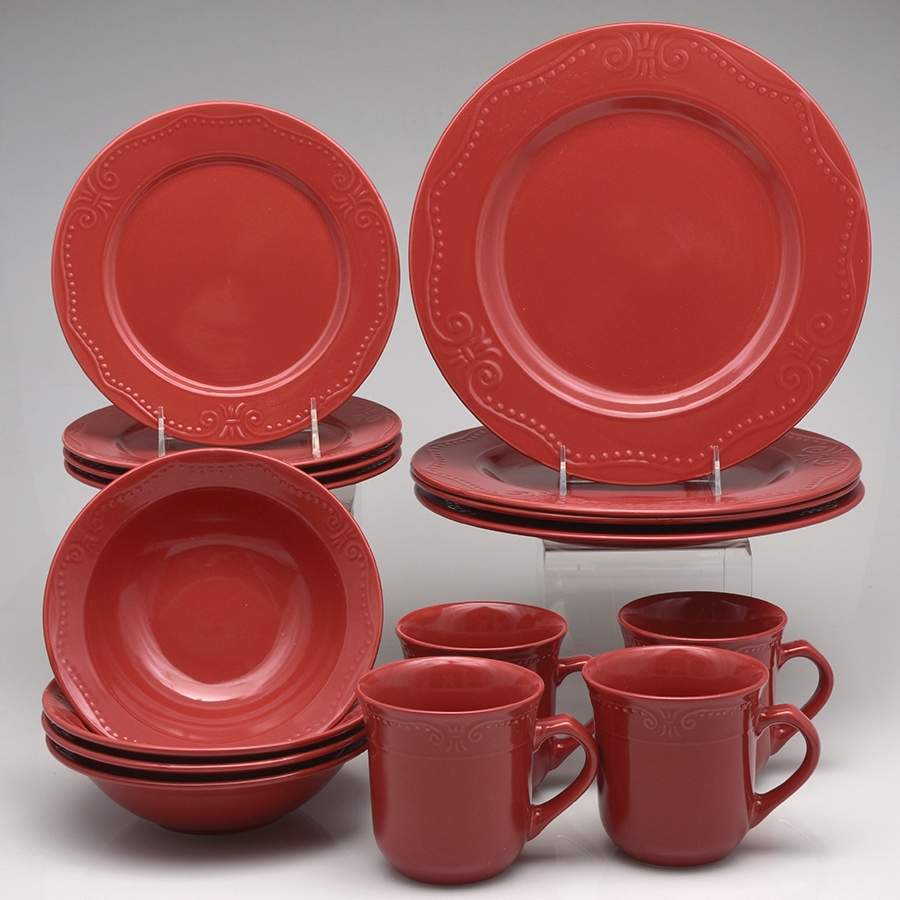 Isabella Cinnamon 16 Piece Set by Kennex Group (China)-1