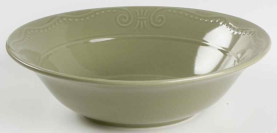 Isabella Sage Green 9" Round Vegetable Bowl by Kennex Group (China)-1