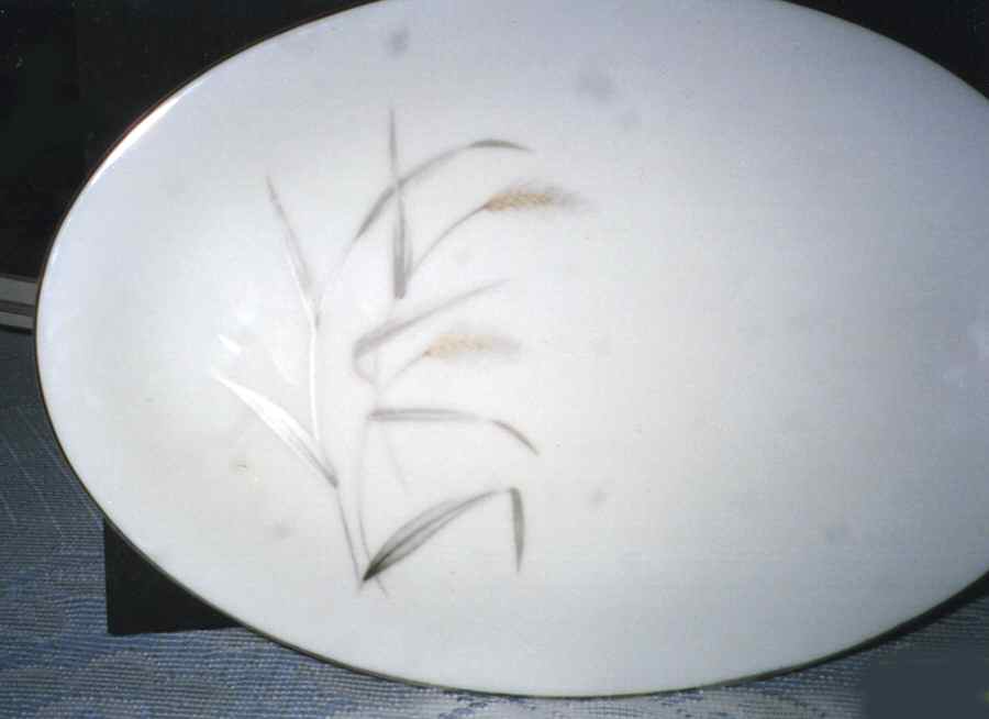 KUT255 12" Oval Serving Platter by Kutani-1