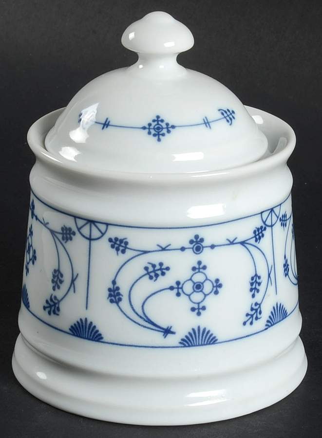 Blau Saks Sugar Bowl & Lid by Kahla-1
